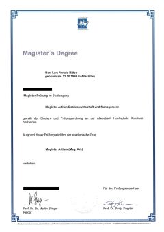 Magister Diploma